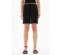 ARMEDANGELS TEONAA MUSSELIN - Frauen Relaxed Fit Shorts - schwarz S black
