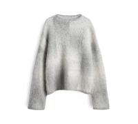 someday Damen Pullover | TEONIE Loose Strickpullover mit Jacquardmuster Hazy Fog Melange, S