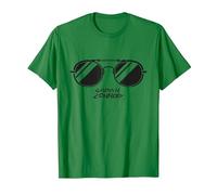 Terminator 2 Sarah Connor Sonnenbrille T-Shirt, Herren, Dunkelgrün, 3XL