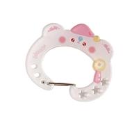 TERNCOEW Leichter Acryl-Karabiner, Hamburger-Schlüsselanhänger, Cartoon-Halter, Tasche, Zubehör für Rucksäcke, Taschen oder Acryl-Karabinerhaken für Schlüssel und Taschen, Little Bear