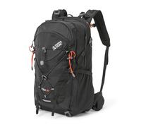 Terra Peak® Premium Wanderrucksack 30L (FLEX 30) Damen Herren & Erwachsene mittel schwarz - Trekking-Rucksack wasserdicht - Daypack Rucksack & Tagesrucksack Trinksystem & Rückenbelüftung zum Wandern
