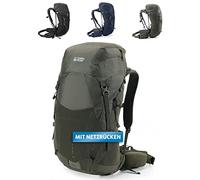 Terra Peak® Premium Wanderrucksack 40L (AIRANT 40) Damen Herren groß grün - Trekking-Rucksack belüfteten Netzrücken & Rückenbelüftung - Daypack Backpack Reise-Rucksack & Tagesrucksack Wandern leicht