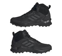 Wanderschuh ADIDAS TERREX "TERREX AX4 MID GORE-TEX" Gr. 42,5, schwarz (core black, carbon, grey four) Schuhe Herren wasserdicht (18494957-42,5)
