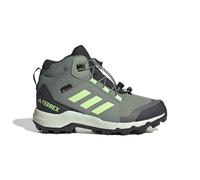 adidas Unisex Kinder Terrex Mid GORE-TEX Hiking Shoes, Silver Green / Green / Crystal, 35 1/2 EU
