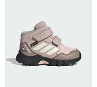 adidas Unisex Baby Terrex Skychaser Mid Gore-TEX Hiking Shoes Kids, Chalky Brown/Off White/Blush pink, 26 EU