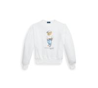 Terry-Rundhalspullover mit Polo Bear XXL White