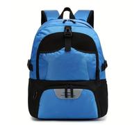 Teruyol Geräumige Reisetasche mit Separatem Stauraum für Schuhe Und Bälle aus Dichtem Nylonmaterial für Outdoorliebhaber für Wanderungen Und Sportveranstaltungen, Blau
