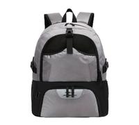 Teruyol Geräumige Reisetasche mit Separatem Stauraum für Schuhe Und Bälle aus Dichtem Nylonmaterial für Outdoorliebhaber für Wanderungen Und Sportveranstaltungen, Grau
