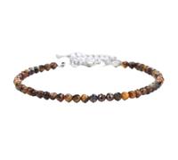 Tesselite Stein-Armband, Mehrfarbig, Mini-Perlen-Armband, 3 mm, Naturstein, Tigerauge-Armbänder, modisches weibliches Yoga-Armband für Männer und Frauen, Schmuck, Tigerauge, Einheitsgröße