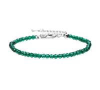 Tesselite Stein-Armband, Mehrfarbig, Mini-Perlen-Armband, 3 mm, Naturstein, Tigerauge-Armbänder, modisches weibliches Yoga-Armband für Männer und Frauen, Schmuck, Smaragd, Einheitsgröße