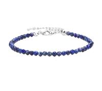 Tesselite Stein-Armband, Mehrfarbig, Mini-Perlen-Armband, 3 mm, Naturstein, Tigerauge-Armbänder, modisches weibliches Yoga-Armband für Männer und Frauen, Schmuck, Lapislazuli, Einheitsgröße