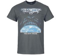 Testament The New Order Album Männer T-Shirt Charcoal S 100% Baumwolle Band-Merch, Bands