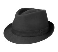 Teton Stofftrilby - schwarz / 62 cm