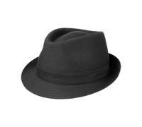 Stetson Teton Trilby Stoffhut aus Baumwolle mit UV-Schutz, Schwarz (1) 62 cm