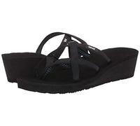 Teva Damen Mush Mandalyn Ola 2 Flip-Flop Sandale, schwarz, 37 EU