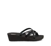 Teva Damen Mush Mandalyn Ola 2 Flip-Flop Sandale, Schwarz, 41 EU
