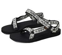 Teva Damen Original Universal Sandale, Bandana weiß/schwarz, 42 EU