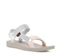 TEVA Original Universe Damen Trekking-Sandale leichte Freizeit-Schuhe glitzernd Outdoor-Sandale 1135370/PMML Silber/Rosa/Grau 39