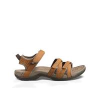 Teva Damen Tirra leren sandaal voor dames Peeptoe Sandalen, Braun Rust 664, 37 EU