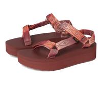 Teva Damen Flatform Sandalen Universal Sunscape Sport Waterless Scarlet 37 EU