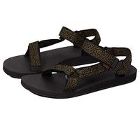 Teva Herren Original Universal Sandale, Layered Rock Black/Dark Olive, 42 EU
