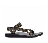 Teva Herren Original Universal Sandale, Layered Rock Black/Dark Olive, 45.5 EU