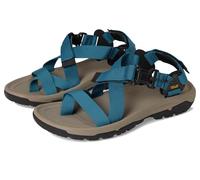 Teva Men's Hurricane Terra Dactyl Sport Sandal, Blau / Koralle, 44.5 EU