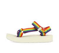 Teva Midform Universal Sandal Womens Rainbow White - EUR 38