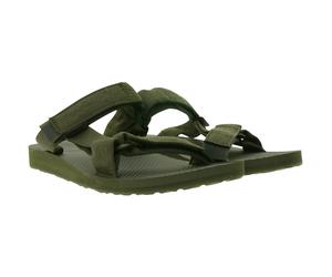 TEVA Original Universal Herren und Damen Trekking-Sandale nachhaltige Sommer-Sandale mit EVA-Zwischensohle Outdoor-Sandale 1124047 Olivgrün 42