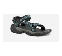 Teva Terra Fi 5 Universal Damen Trekking Sandale Outdoorsandale deep lake Schuhgröße EU 37 Farbgruppe schwarz schwarz Damen