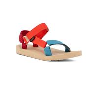 TEVA Vegan Sandale Damen - Original Universal Beige-Rot-Blau (Haze Multi) 37