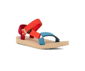 TEVA Vegan Sandale Damen - Original Universal Beige-Rot-Blau (Haze Multi) 37