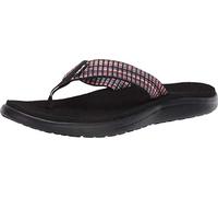 Voya Flip Sandal Womens, 6 BSMBL BAR STREET MULTI BLACK V