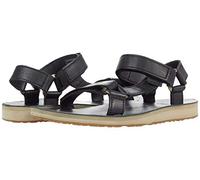 Teva W Original Universal Leder Sandalen für Damen, Schwarz - Schwarz - Größe: 38 EU