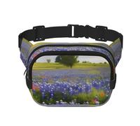 Texas Bluebonnets Bauchtasche, Bauchtasche, kleine modische Umhängetasche, leicht, für Damen und Herren, Laufen, Workout, Wandern, Reisen