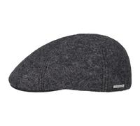 Texas Boiled Wool Flatcap by Stetson dunkelgrau L (58-59 cm)