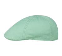 Stetson Texas Cotton Flatcap UV Schutz 40+ Unifarbene Schirmmütze Frühjahr Sommer Mint M (56-57 cm)