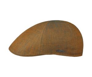 Texas Descott Leinen Flatcap by Stetson braun 61 cm