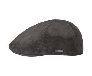 Texas Goat Suede Flatcap by Stetson anthrazit M (56-57 cm)