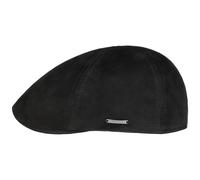 Texas Goat Suede Flatcap by Stetson schwarz L (58-59 cm)