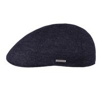 Texas Jersey Virgin Wool Flatcap by Stetson dunkelblau XL (60-61 cm)