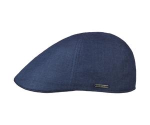 Texas Just Linen Flatcap by Stetson blau XXL (62-63 cm)