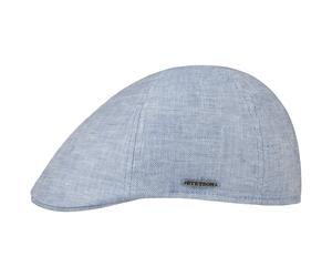 Texas Just Linen Flatcap by Stetson hellblau M (56-57 cm)