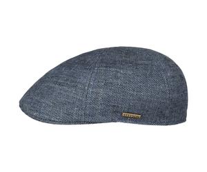 Texas Linen Twill Flatcap by Stetson dunkelblau M (56-57 cm)