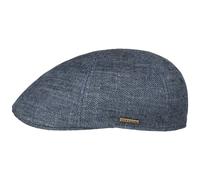 Texas Linen Twill Flatcap by Stetson dunkelblau S (54-55 cm)