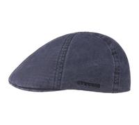 Stetson Texas Organic Cotton Flatcap Duckcap mit UV-Schutz aus Baumwolle, Marine (2) 58-59 cm (L)