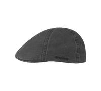 Texas Organic Cotton Flatcap - schwarz / M (56-57 cm)