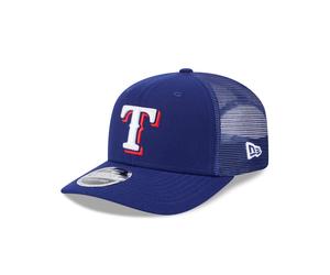 Texas Rangers New Era 9SEVENTY Stretch Snap MLB Trucker Cap Blau - ONE SIZE