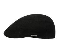 Stetson 6-teiliges Flatcap Texas Wool/Cashmere Schwarz, 55/S