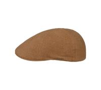 Stetson Texas Wool Gatsby Cap Herren - Mit Kaschmirwolle - 100% Baumwollfutter - Hoher Wollanteil - Mit edlem Markenpin - Doppellagiges Futterband - Schirmmütze Herbst/Winter Hellbraun XXL (62-63 cm)